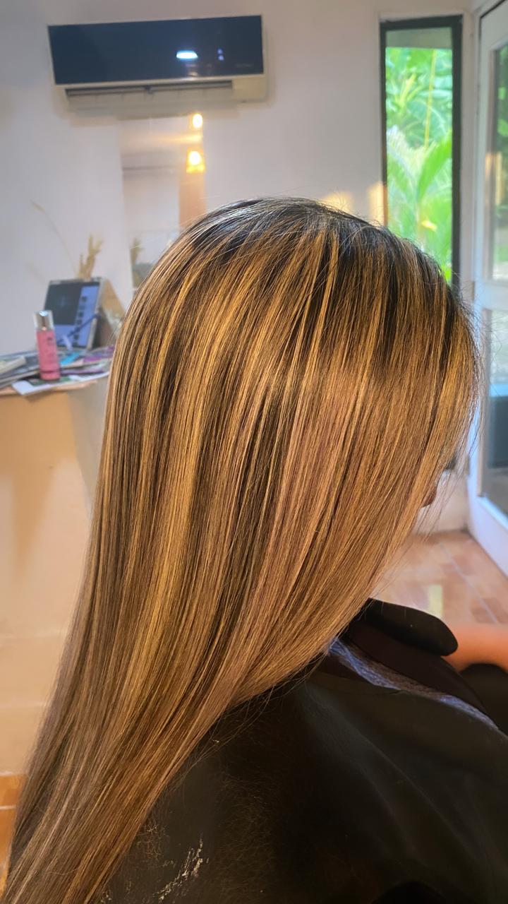 Cabello con tratamiento capilar